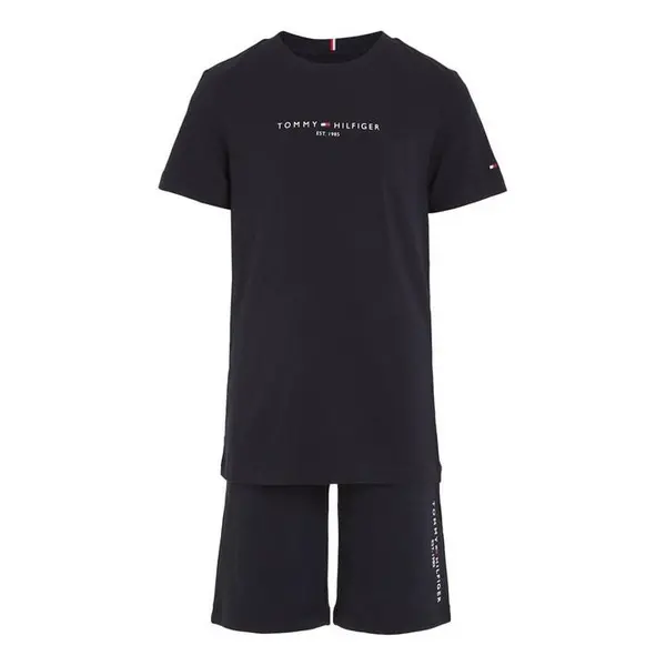 Image of Tommy Hilfiger Tee Short Set Juniors Clothing Sets 4Y Blue 51047118135