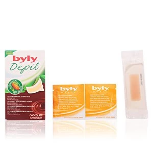 Image of DEPIL bandas faciales chocolate 12 uds