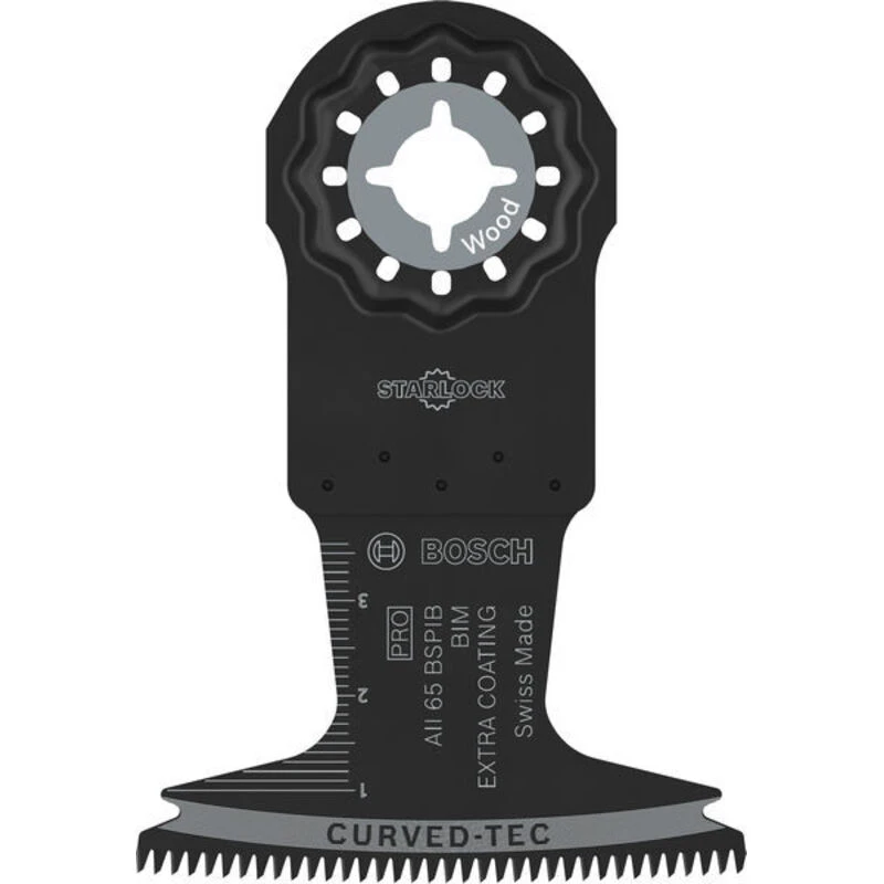 Image of Bosch PRO AII BSPIB Starlock Oscillating Multi Tool Plunge Blade 2608669084 Width: 65mm
