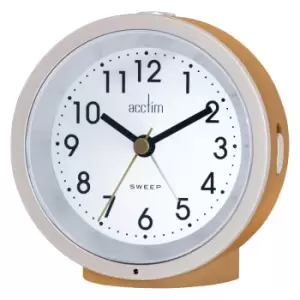 Image of Acctim CK6071 Caleb Smartlite Sweep Alarm Clock Dijon