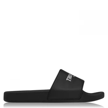 Image of True Religion Logo Sliders - Black 1001