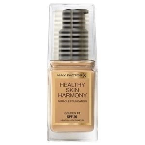 Max Factor Healthy Skin Harmony Foundation Golden 75 Nude