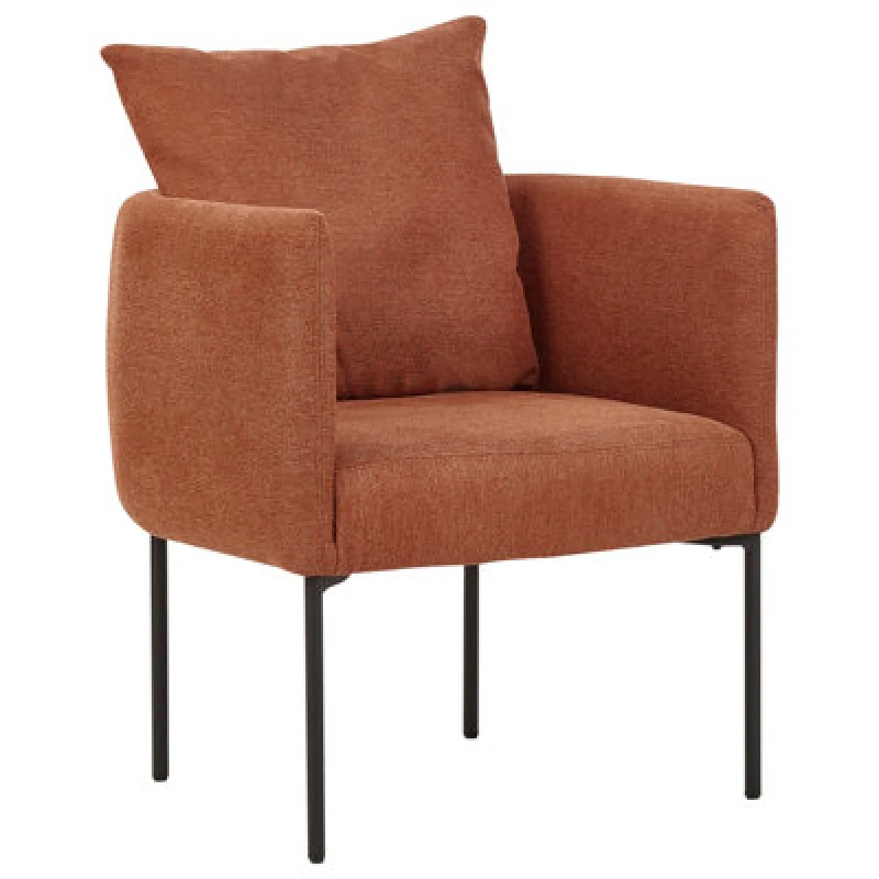 Image of Beliani Armchair Malmos Fabric Golden Brown