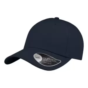 Image of Atlantis 5 Panel Structured Cap (One Size) (Navy)