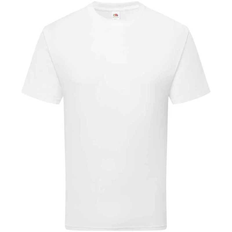 Image of Fruit of the Loom Mens Cotton T-Shirt in White Size: Large White Male L