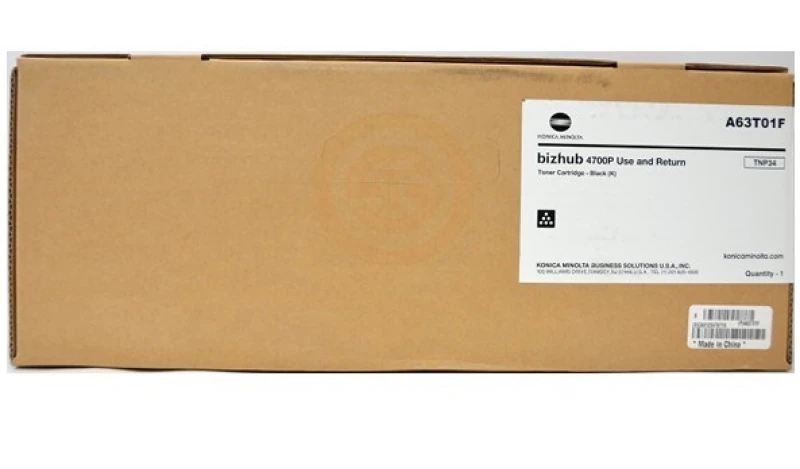 Image of Konica Minolta A63T01H/TNP-34 Toner-kit Black return program. 20K page