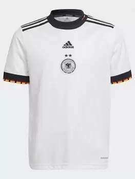 Image of adidas Germany 21/22 Home Jersey, White, Size 13-14 Years
