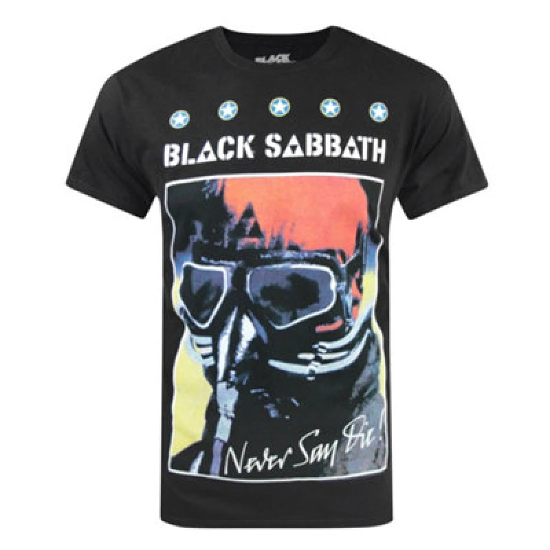 Image of Black Sabbath Black Sabbath Men Short Sleeved T-Shirt in Black Size: Small Black S Male 5055930151105