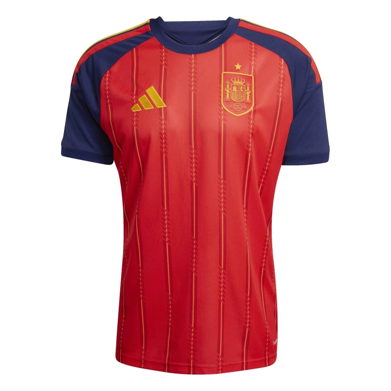 Image of Adidas Spain Home Shirt 2025/26 Rouge Male S JN4390