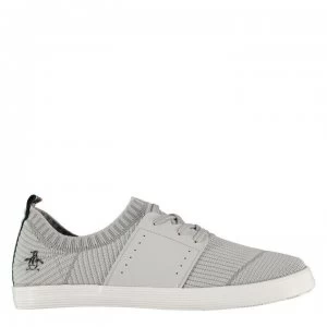 Image of Original Penguin Cult Flyknit Trainers - Grey