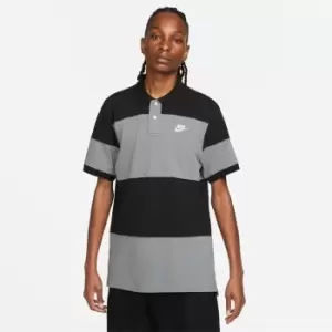 Image of Nike NSW Polo Shirt Mens - Black