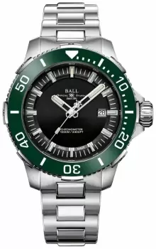 image of Ball Company DM3002A-S4CJ-BK DeepQUEST Ceramic Green Watch