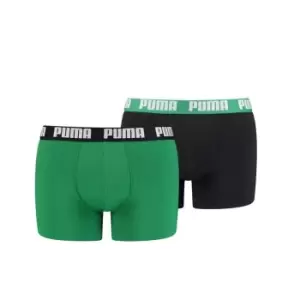 image of Puma 2 Pack Boxers Mens - Green