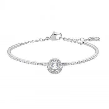 Image of Swarovski Sparkling Dance |Rhodium plated |White Circle Jewellery