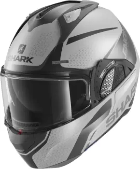 Image of Shark Evo-GT Encke Matt Helmet, black-grey, Size L, black-grey, Size L
