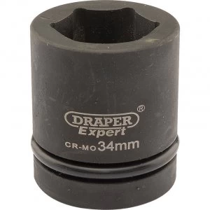 Image of Draper Expert 1" Drive Hexagon Impact Socket Metric 1" 34mm
