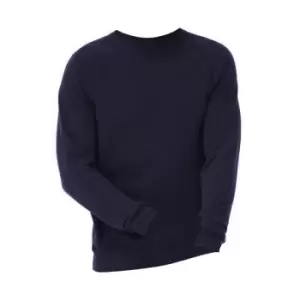 image of Canvas Unisex Triblend Crew Neck Fleece Sweatshirt (280 GSM) (XL) (Navy Triblend)