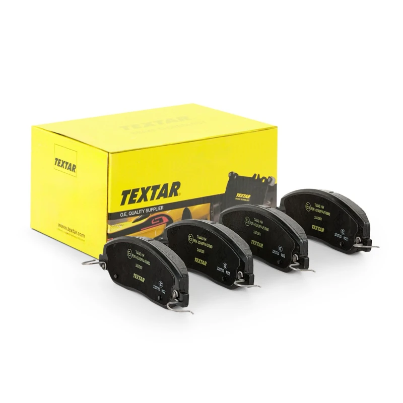 Image of TEXTAR 2451301 Brake pad set Q+ not prepared for wear warning indicator Brake Pad Set,disc brake (402)
