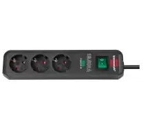 Image of Brennenstuhl 1158810315 power extension 1.5 m 3 AC outlet(s)...