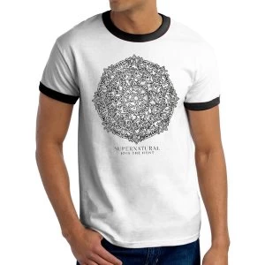 Image of Supernatural - Symbol Mens Large T-Shirt - White