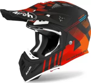 Image of Airoh Aviator ACE Nemesi, black-red, Size L, black-red, Size L