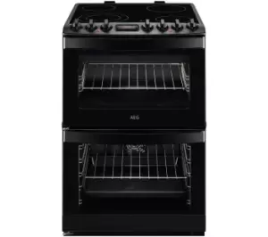 Image of AEG SteamBake CCB6740MCB 60cm Electric Cooker - Matt Black