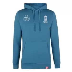 Image of Castore England Cricket Ashes Hoodie Unisex - Blue