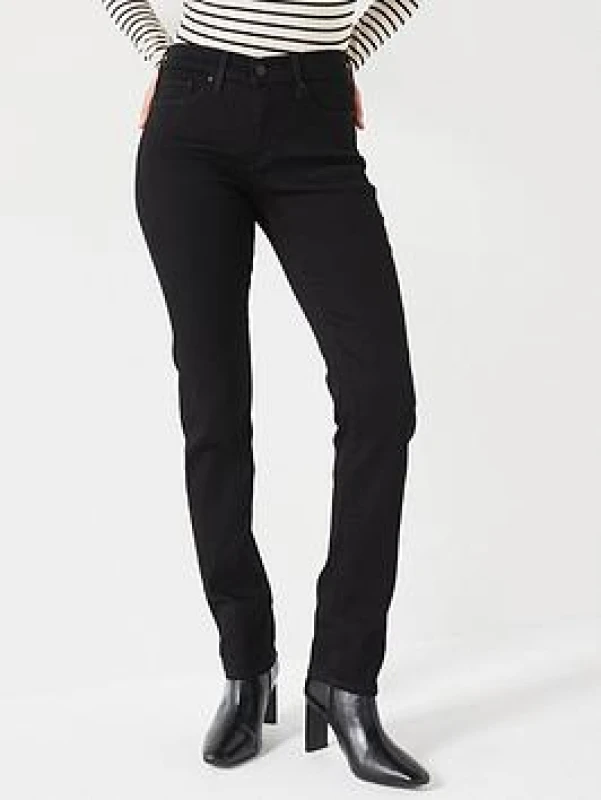 Image of Levis 312 SHAPING SLIM womens Skinny Jeans in Black