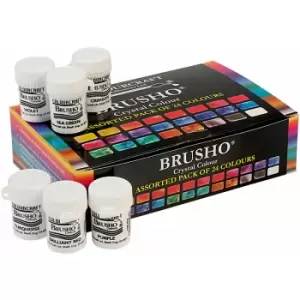 Image of Colourcraft Brusho Pack of 24