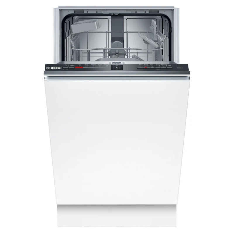 Image of Bosch Series 2 SPV2HKX02G Fully Integrated Slimline Dishwasher - Black Control Panel - B Rated