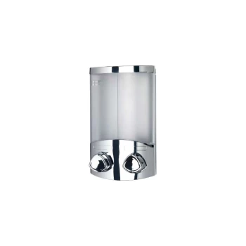 Euro Soap Dispenser Duo Chrome - Chrome - Croydex