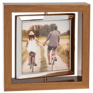 Image of Copper Silver Spin Frame 4x4