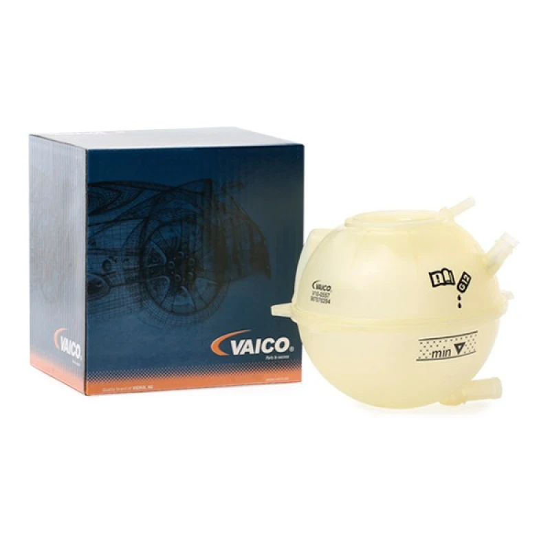 Image of VAICO V10-0557 Expansion Tank with sensor, Original VAICO Quality Expansion Tank,coolant (397)