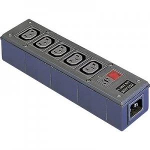 Image of IEC adapter IEC C14 plug IEC C13 socket IEC C13 socket IEC C13 socket IEC C13 socket IEC C13 sock