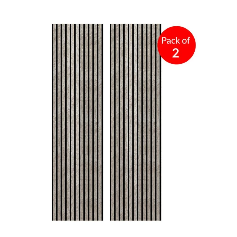 Image of ENER-J BRITWALL Linear Acoustic Panel Black Gold Vein 2400x600x21mm Gold Unisex