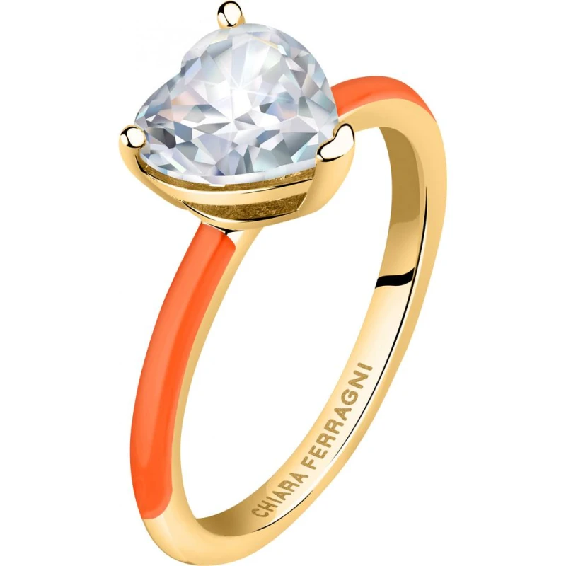 Image of Chiara Ferragni Womens J19AVI36014 Ring in Gold Gold Female One Size