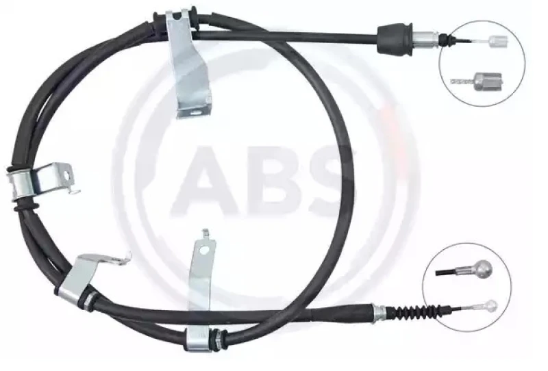 Image of A.B.S. Handbrake cable A.B.S. K14073