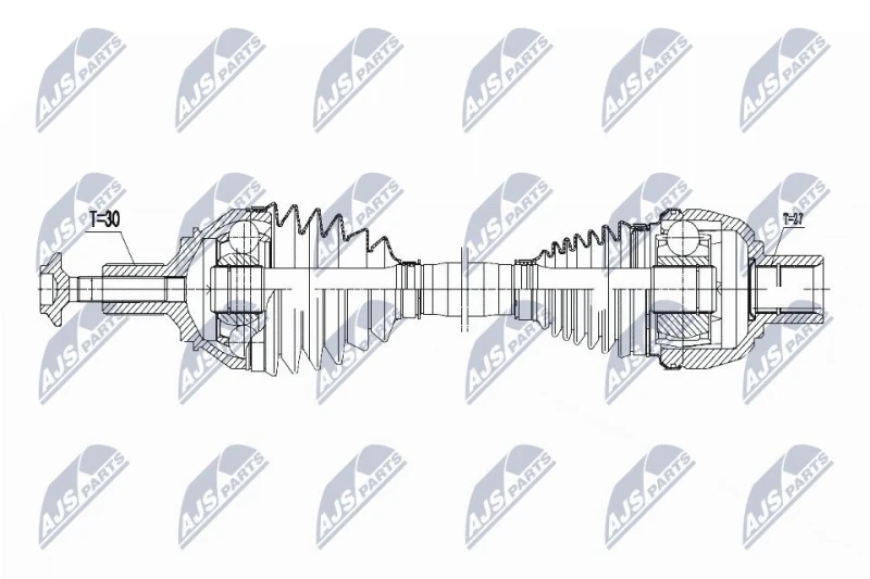 Image of NTY Drive shaft NTY NPW-ME-059