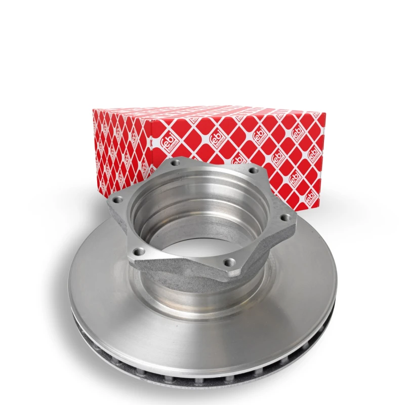 Image of FEBI BILSTEIN 10921 Brake disc Rear Axle, internally vented, Coated Brake Disc (82)