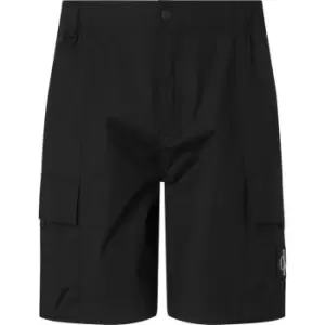 Calvin Klein Jeans Washed Cargo Woven Short - Black