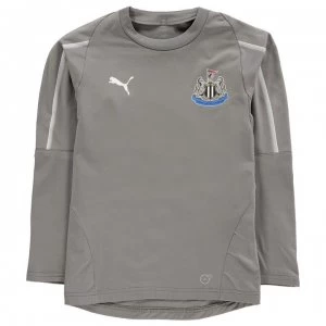 image of Puma Newcastle United Training Sweatshirt 2018 2019 - Grey