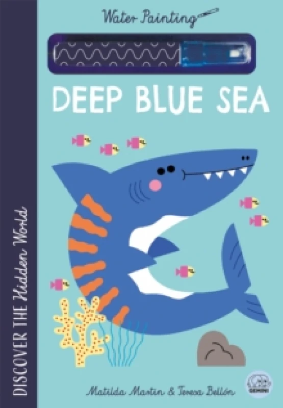 Image of Hidden World - Water Painting Deep Blue Sea Spiral bound