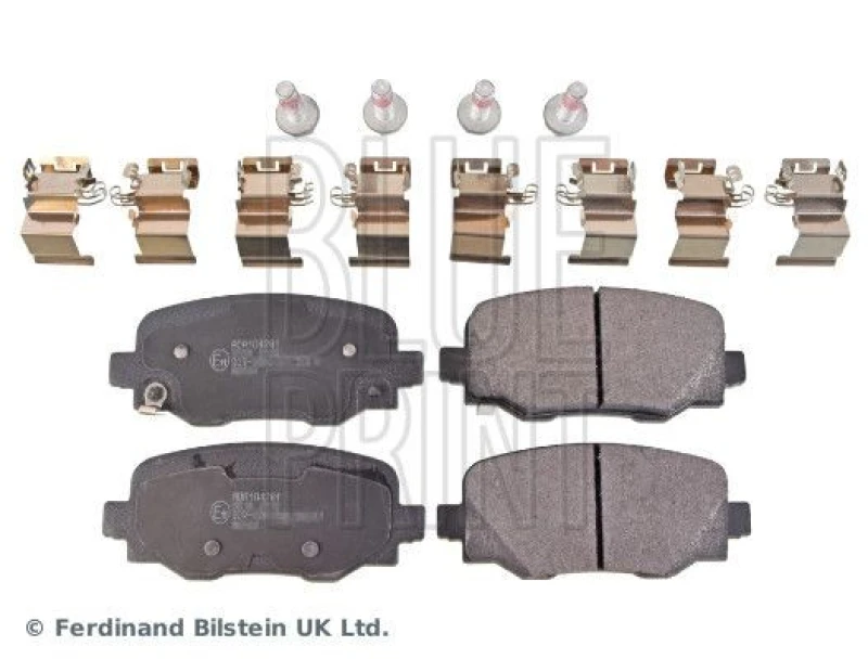 Image of Blue PRINT Brake pad set Blue PRINT ADA104281