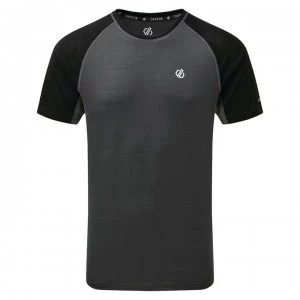 image of Dare2B Conflux Wool Tee - Ebony/Black