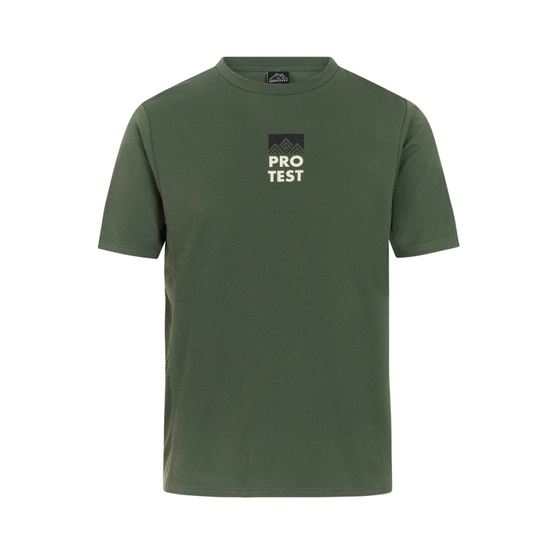 Image of Protest T-Shirt Protest Rhodan Vert Male XS
