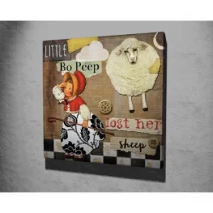 Image of KC176 Multicolor Decorative Canvas Painting