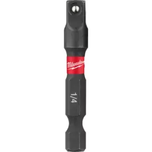 Image of Milwaukee Shockwave Hex Impact Adaptor 1/4"