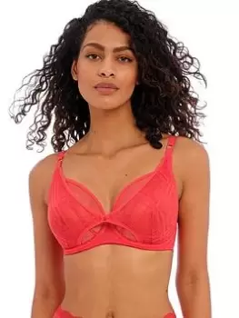 Image of Freya Fatale Underwire High Apex Bra - Red, Size 32Dd, Women