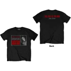 Image of Bebe Rexha - Sabotage - Let You Down Unisex XX-Large T-Shirt - Black