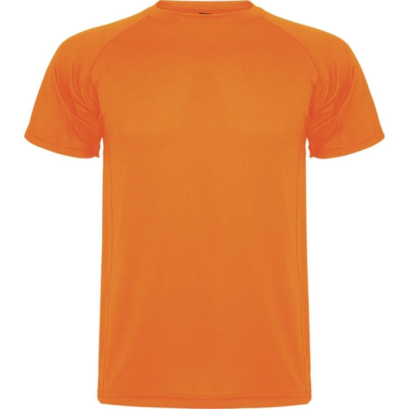 Image of ROLY ROLY Men Montecarlo Short-Sleeved Sports T-Shirt in Orange Size: Small Orange S Male 5063527538697